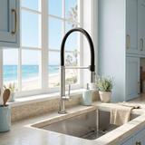 Robinet de cuisine Rea Viera nickel Brush