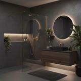 Kabina prysznicowa Walk-In Rea Flexi Transparent / Brush Gold 140