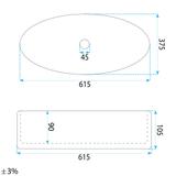 Umywalka nablatowa Rea ADRIANA