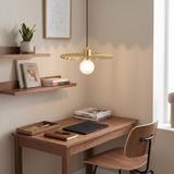 LAMPA SUFITOWA WISZĄCA APP1354 Stare Złoto 30 cm