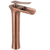 Rubinetto da lavabo Rea Laguna antique Brush Copper high