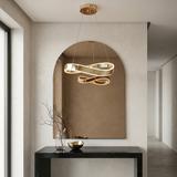LAMPA SUFITOWA WISZĄCA SWE066-CP 60cm ZŁOTA