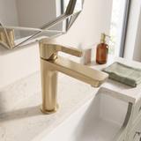 Robinet de lavabo PREMIUM Rea Maxim Brush Gold Low