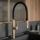 Torneira de cozinha REA Lago Brush Gold