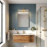 Kúpeľňové nástenné LED svietidlo SWE022-1W 42cm Brush Gold