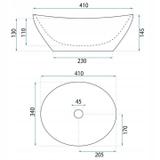 Countertop washbasin Basaro Hera