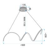 Lampe LED LHJ025-CP CHROME