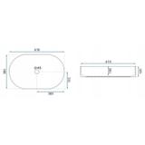 Vasque à poser Rea Nadia 60 Sand