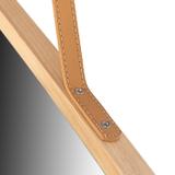 Asimetriškas medinis veidrodis 49 cm YMJZ20216