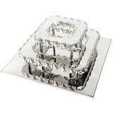 Deckenlampe Kristall LED 24W quadrat APP410-C