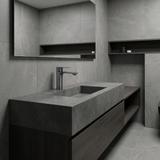 Bathroom faucet Rea Drop Titan low