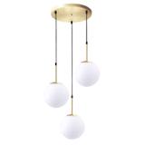 Hängelampe Kugel Gold APP656-3CPR