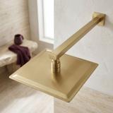 Quadratischer Duscharm REA JS-9022BG 40cm Brush Gold