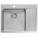 Stainless steel sink RUSSEL 116 BRUSH NICKEL