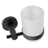 Bathroom mug GUN black 322233A LEO