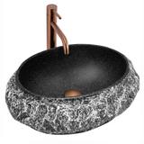 Countertop Basin Rea Mika Gabro Black