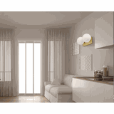 Wandlampe Kugel APP1010-2W Gold