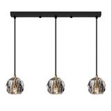 Kristall Deckenlampe APP587-3CP Black