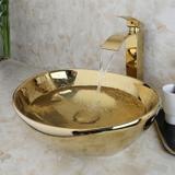 Умивальник на стільницю Rea Sofia Gold