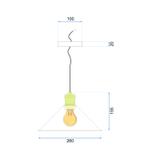 Hängelampe PORTO BLACK