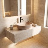 Lavabo à Poser Rea Focus Taupe