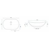 Umywalka nablatowa Rea Royal 60 Black Mat