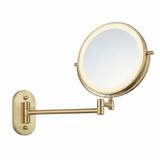 LED Spiegel Glow Brush Gold