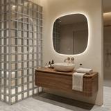 Lustro ścienne LED 70x70cm TOP