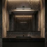 Bathroom LED wall sconce SWE049-1W 40 cm Black