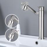 Baterie pentru baie Rea PACO Nickel Brush INOX High