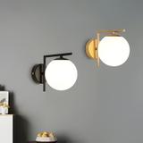 Wandlampe G101-1W Black White