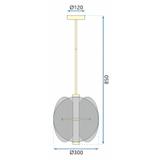 Hängelampe black APP1675-CP Round