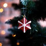 BOMBKI CHOINKOWE CZERWONO BIAŁE 78SZT SYSD1688-113