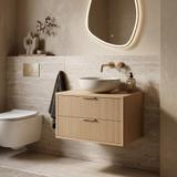 Шкаф за мивка Rea Mono 80cm Beige