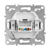 Gniazdo RJ45 OSTE JNH010-S Czarne