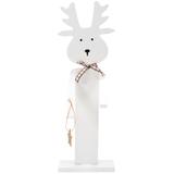 Drewniany Renifer Świąteczny 35cm 301036