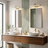 Kúpeľňové nástenné LED svietidlo SWE022-1W 42cm Brush Gold