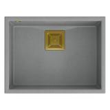 Granite sink DAVID 50 Grey Metallic