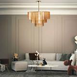 Hängelampe für die Decke APP1677-8CP Braun