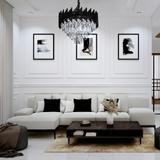 Hängelampe Cristal G063-CP 50cm BLACK