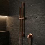 Hand shower holder 01 Brush Copper