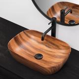 Opzetwastafel Rea Belinda Wood Mat