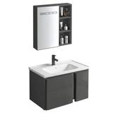 Set di mobili da bagno con lavabo Tula 60cm Grey