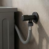 Zawór kątowy 02 1/2" x 3/4" Czarny