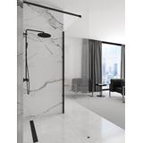 Τοίχο ντους Rea Aero Intimo Matt Black 90