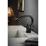 Torneira para lavatório antiga Rea Retro preta baixa