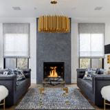 Goldene Deckenlampe APP1560-12CP