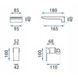Змішувач прихованого монтажу MASON Gold