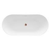 Μπανιέρα ανεξάρτητης τοποθέτησης, ακρυλική Lusso Slim 170 εκ