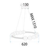 Lampe LED APP1553-CP Gold